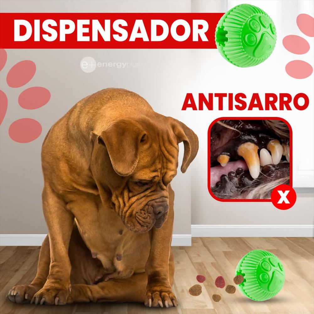 Pelota Interactiva Con Dispensador Y Juguete Para Mascotas Verde img #3