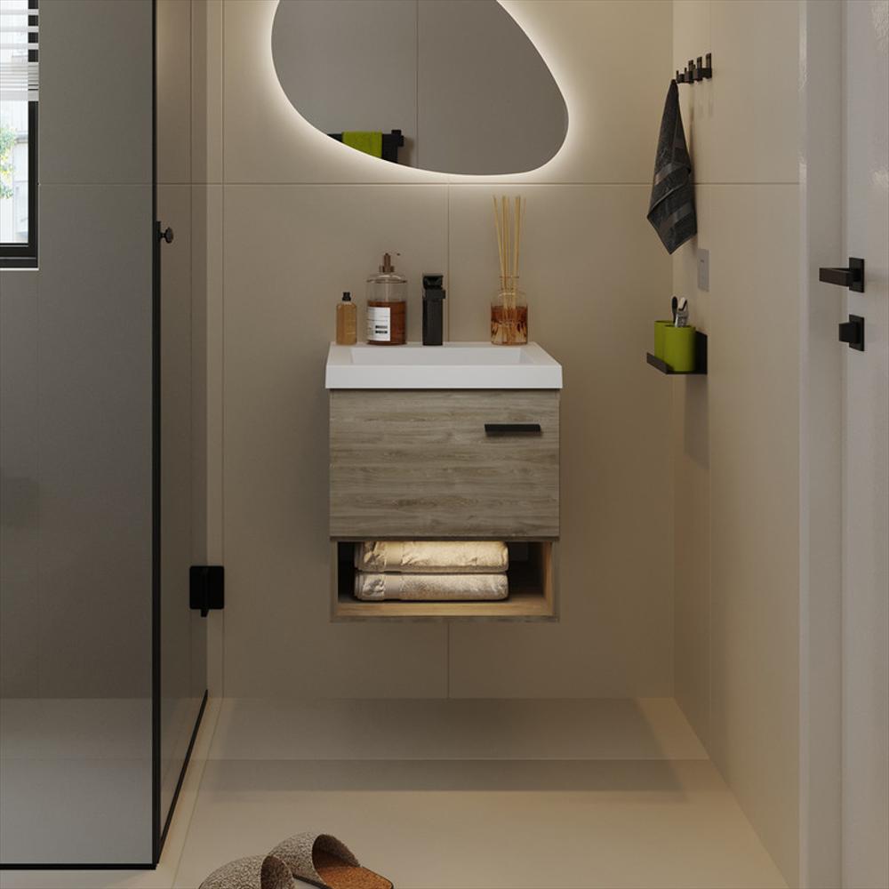 Combo Lavamanos Oslo Con Mueble Polock 48X38cm img #3