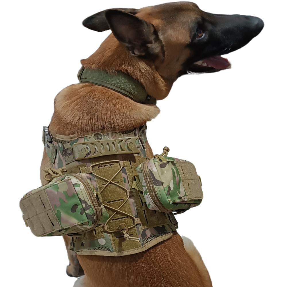 Arnés Táctico Para Perros Diseño Militar L img #2