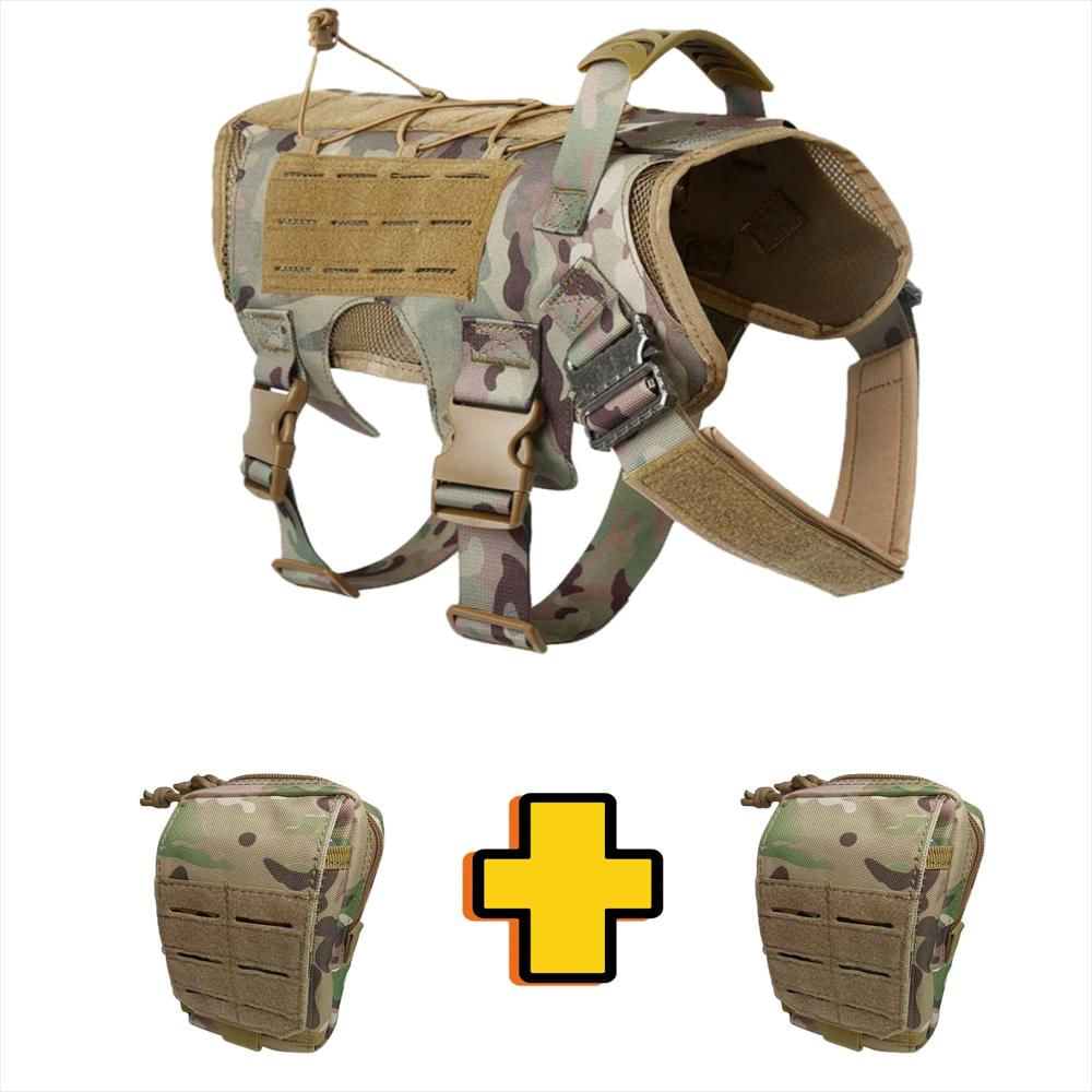 Arnés Táctico Para Perros Diseño Militar L img #3