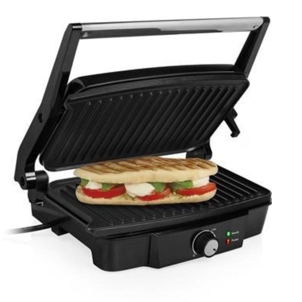 Parrilla Doble Placa Antiadherente Panini Sandwich Carnes