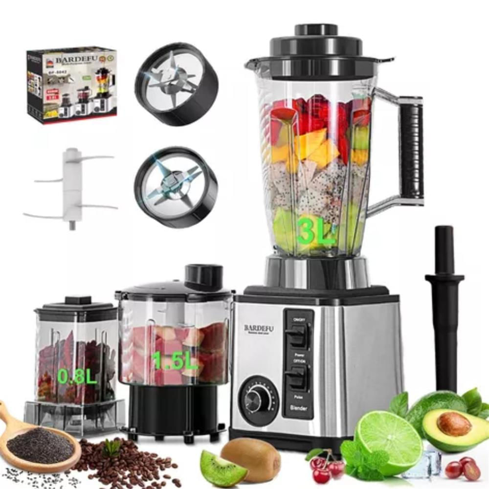 Licuadora Electrica Multifuncional 3 En 1 Bardefu img #3
