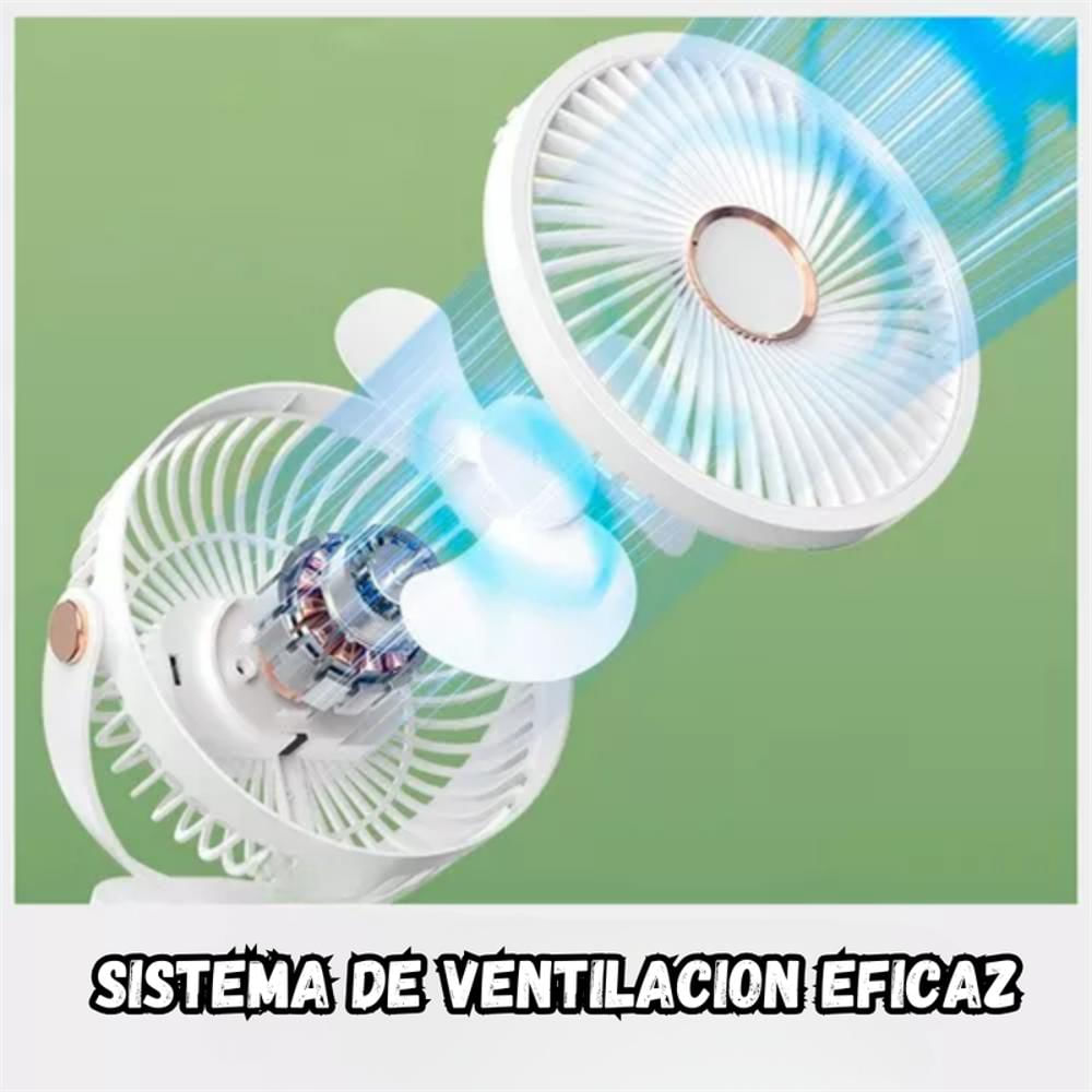 Ventilador Portátil 3 Velocidade Usb Recargable Clip Abanico img #4