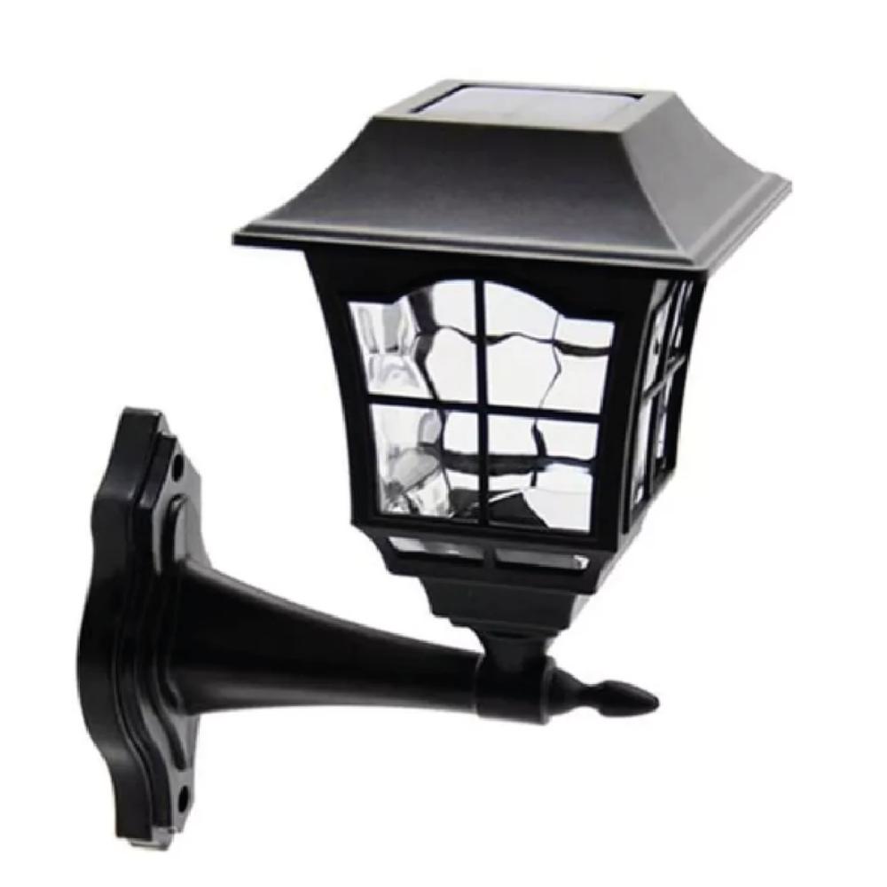 Farol Solar Lampara Pared Impermeable Luz Led Para Jardín Exteriores