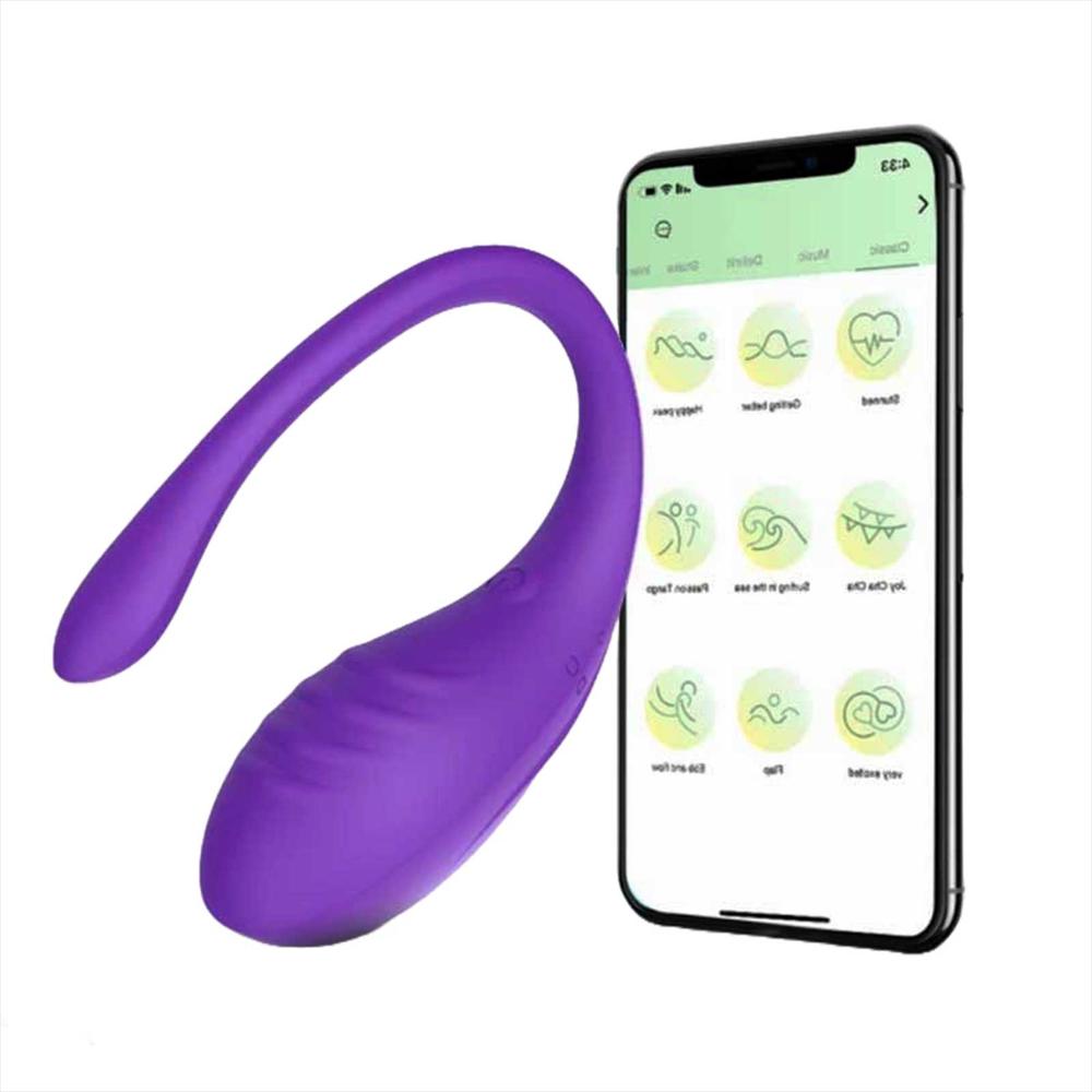 Vibrador Bluetooth Control Desde El Celular A Distancia Morado
