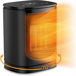 Calentador Ambiente Portátil Calefactor Eléctrico Ptc 1500W Oscilante