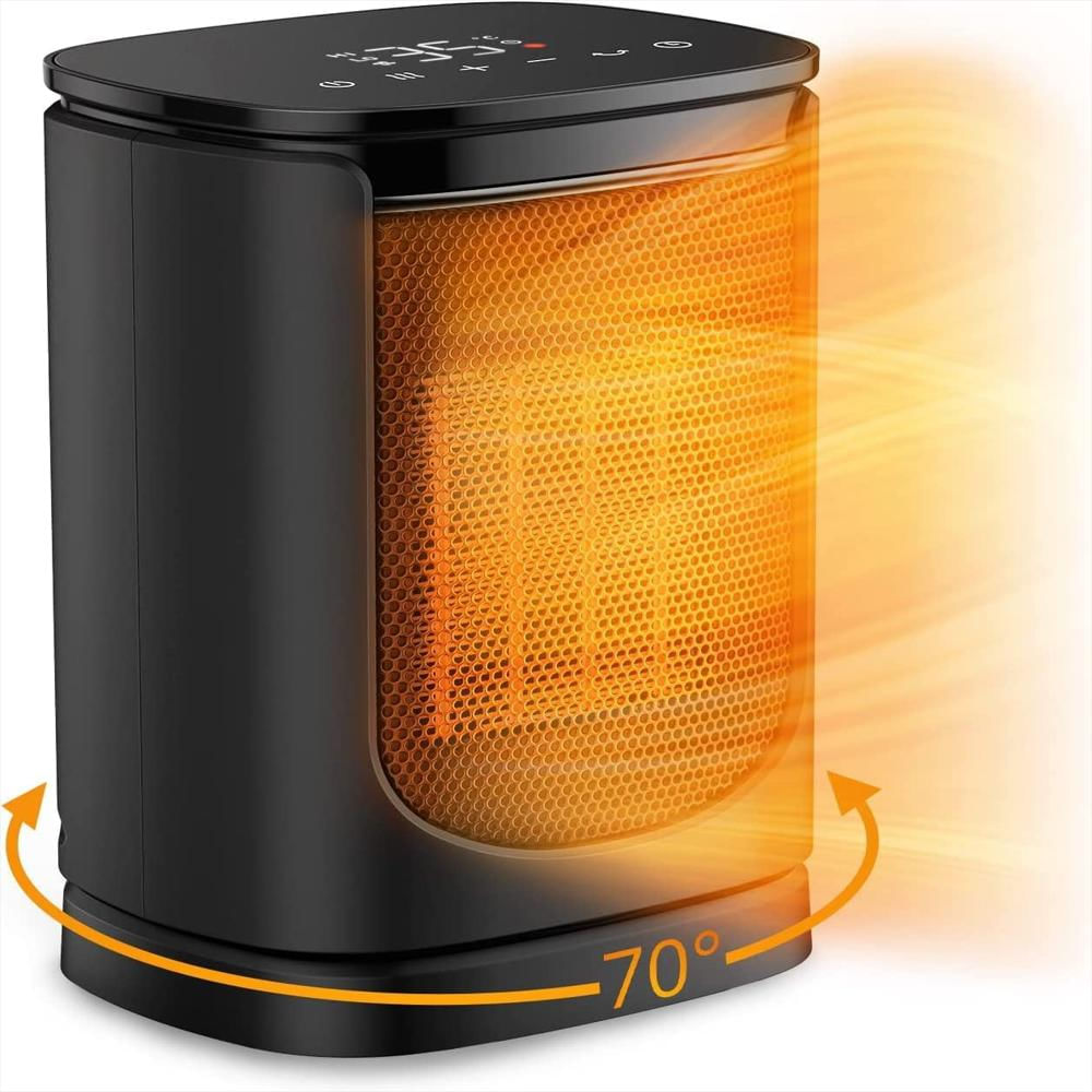 Calentador Ambiente Portátil Calefactor Eléctrico Ptc 1500W Oscilante