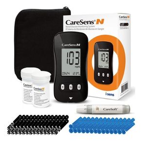 Glucómetro Digital Medidor De Glucosa + 50 Tirillas Reactivas + 50 Lancetas