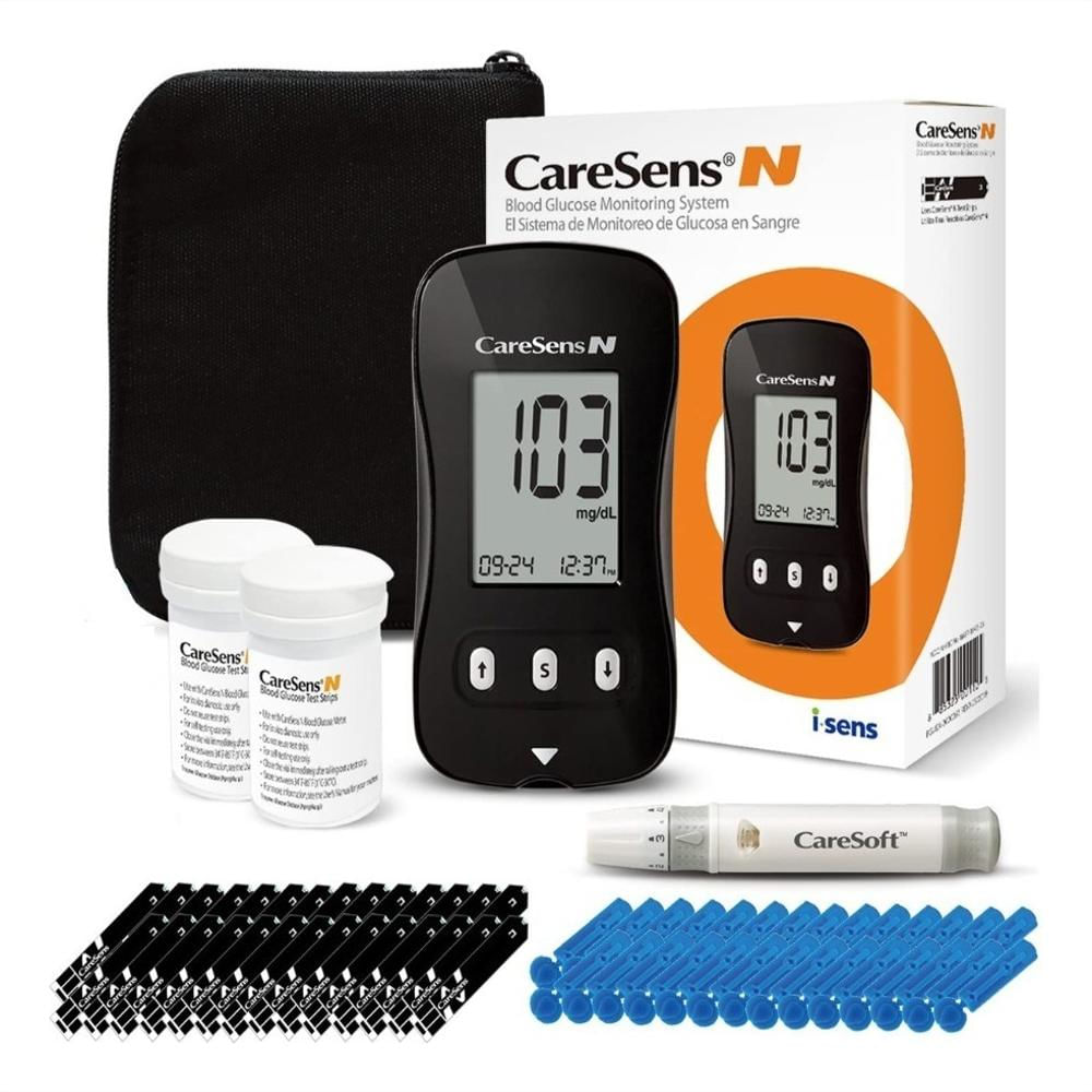 Glucómetro Digital Medidor De Glucosa + 50 Tirillas Reactivas + 50 Lancetas