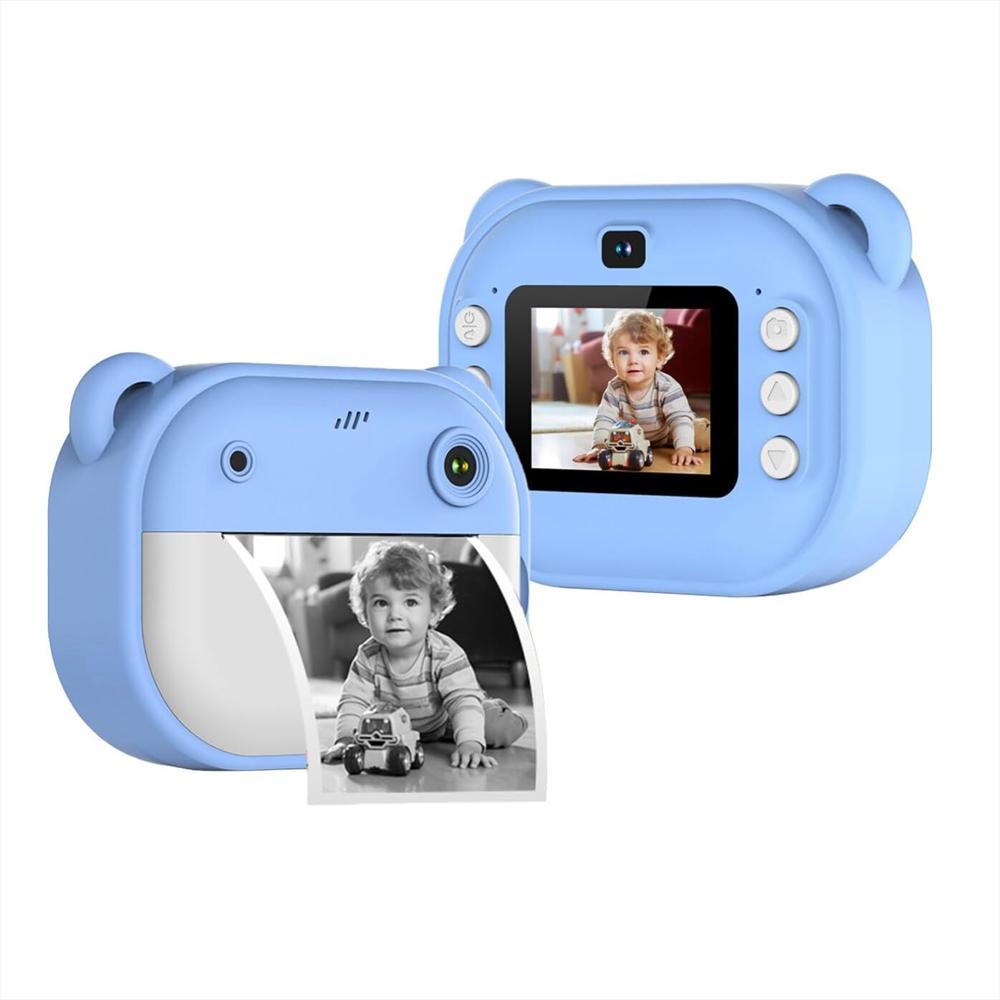 Camara De Impresión Instantanea Niños Doble Camara Hd Ax3290 Azul