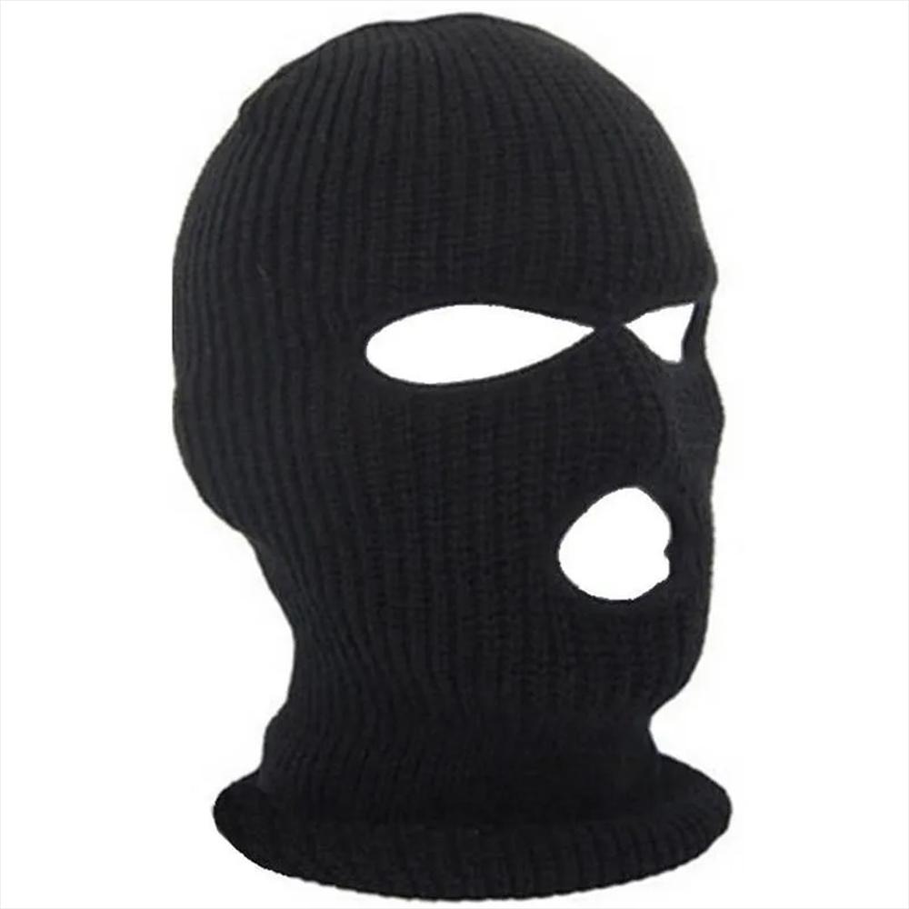 Balaclava Pasamontaña De 3 Agujeros Negro