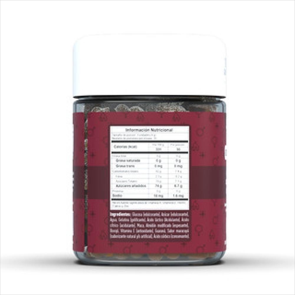 Gomitas Suplementos The Gummy Box Lovers Vit X 60 Con Maca, Guaraná Y Borojó img #2