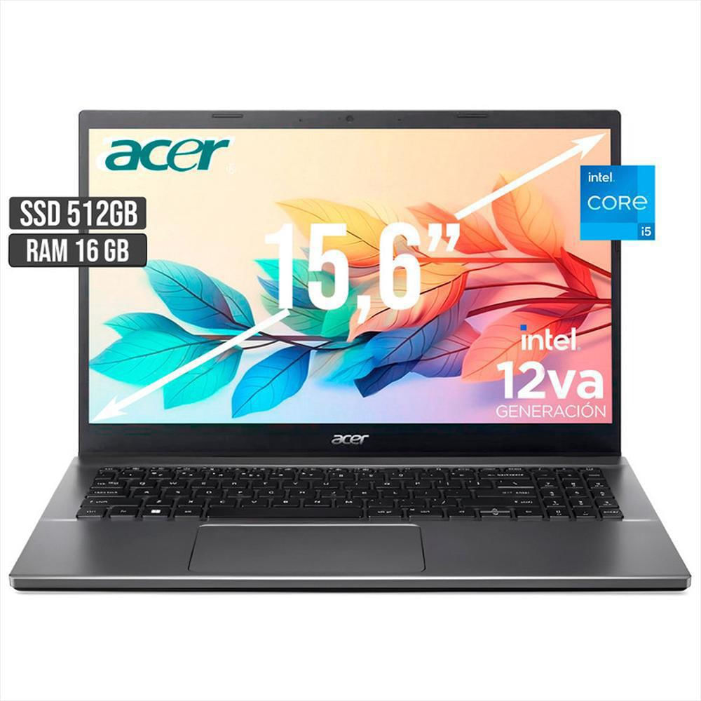 Acer Aspire Intel Core I5 12450H Ssd 512Gb Ram 16Gb Led 15,6 Pulgadas Full Hd img #1