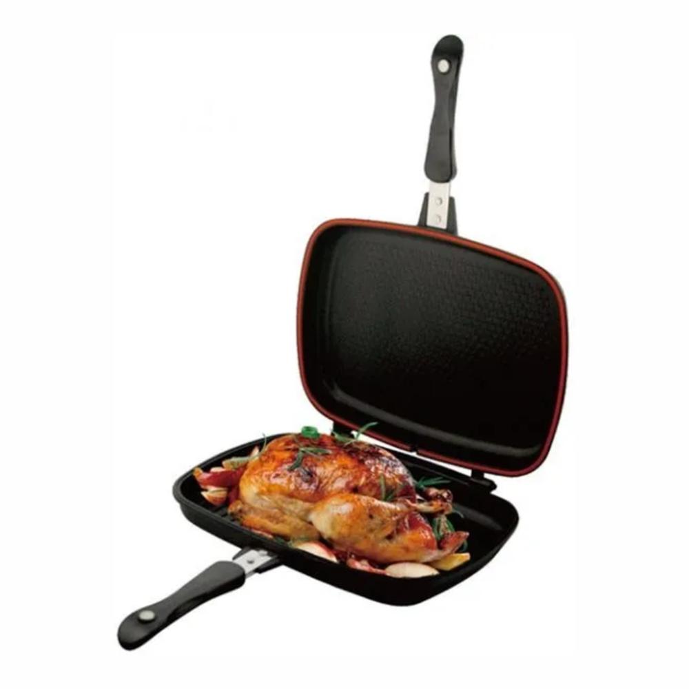 Sartén Doble Parrilla Dessini 40Cm Antiadherente img #4