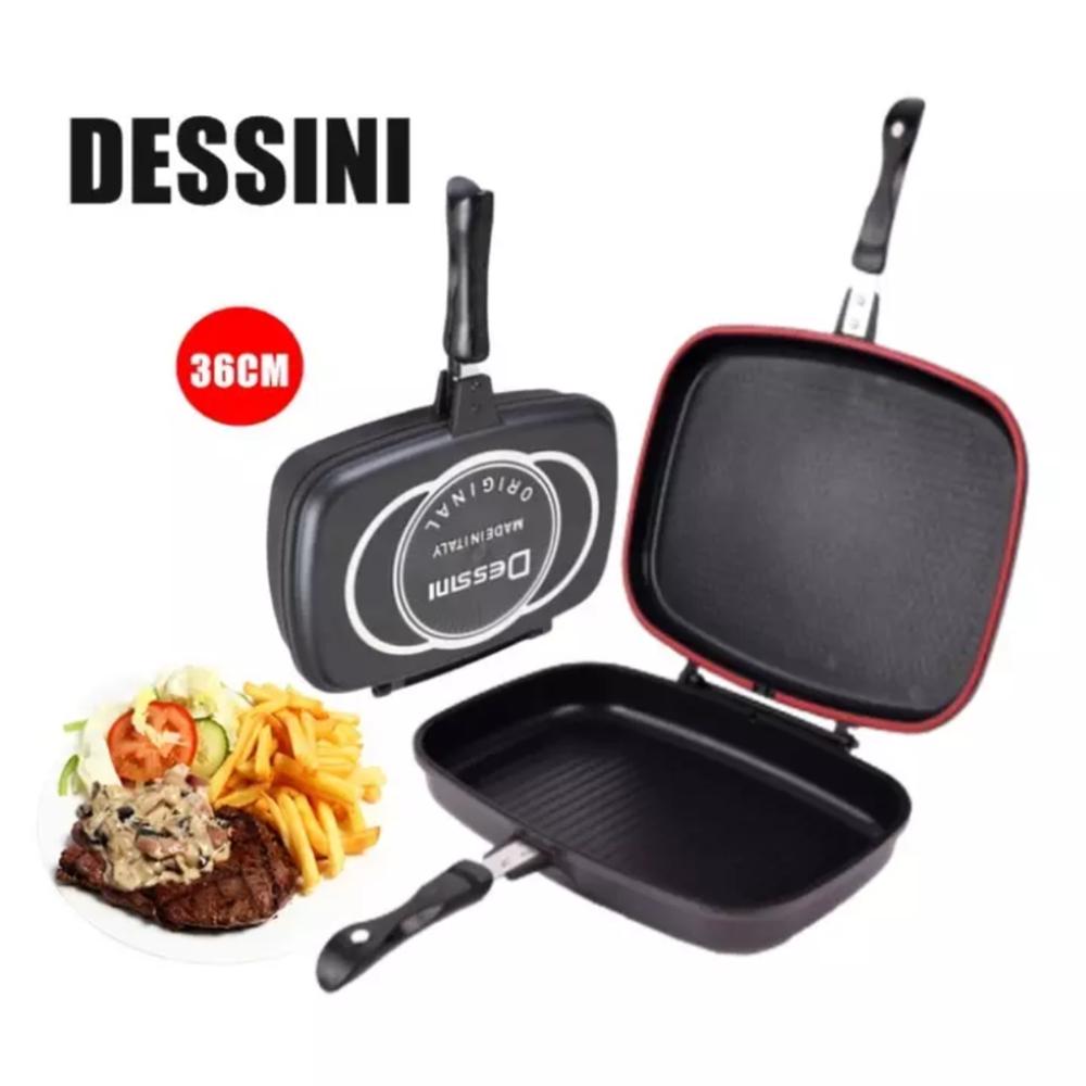 Sartén Doble Parrilla Dessini 40Cm Antiadherente img #5