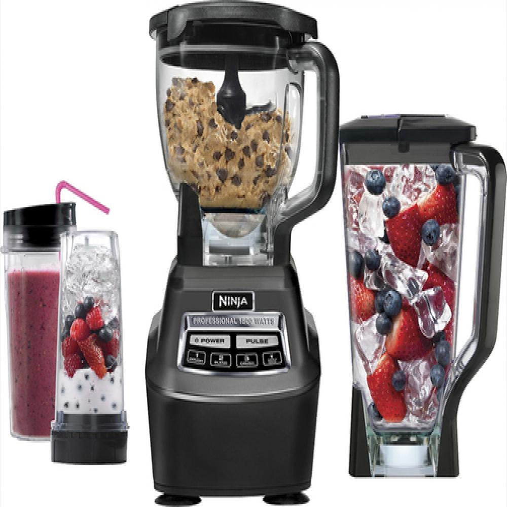 Licuadora Ninja, 72 Oz Mega Sistema De Cocina Negro