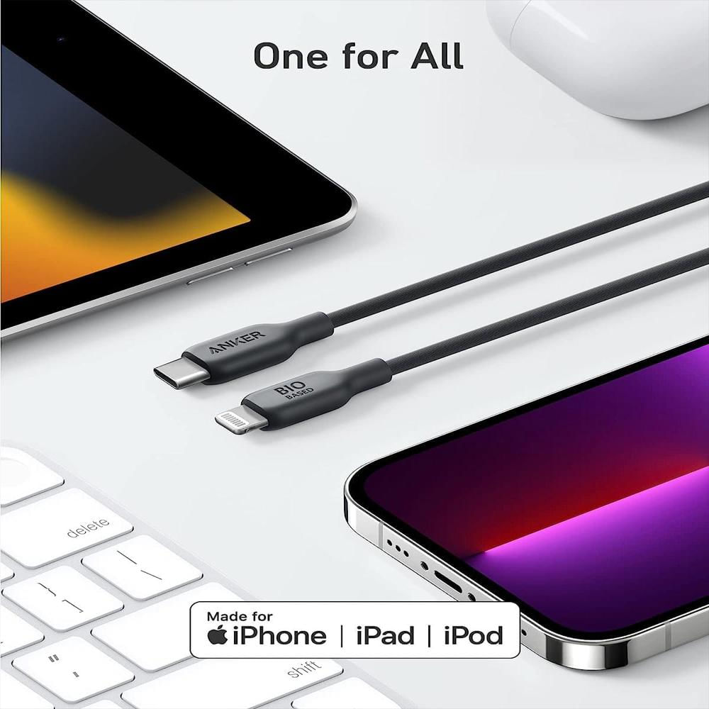 Cable Anker Usb C A Lightning Cable 541 3 Pies Certificado Mfi Carga Rápida Para Iphone 14 14Pro 14Pro Max 13 13 Pro img #5