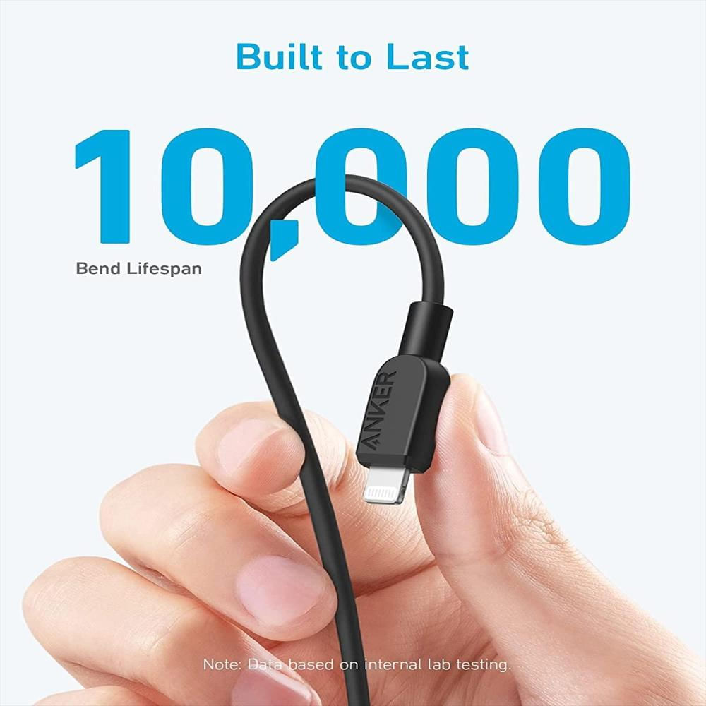 Cable Usb C A Lightning Anker 310 Certificado Mfi De Carga Rápida Para Iphone 14 Plus 14 14 Pro Max 13 13 Pro 12 11 X img #3