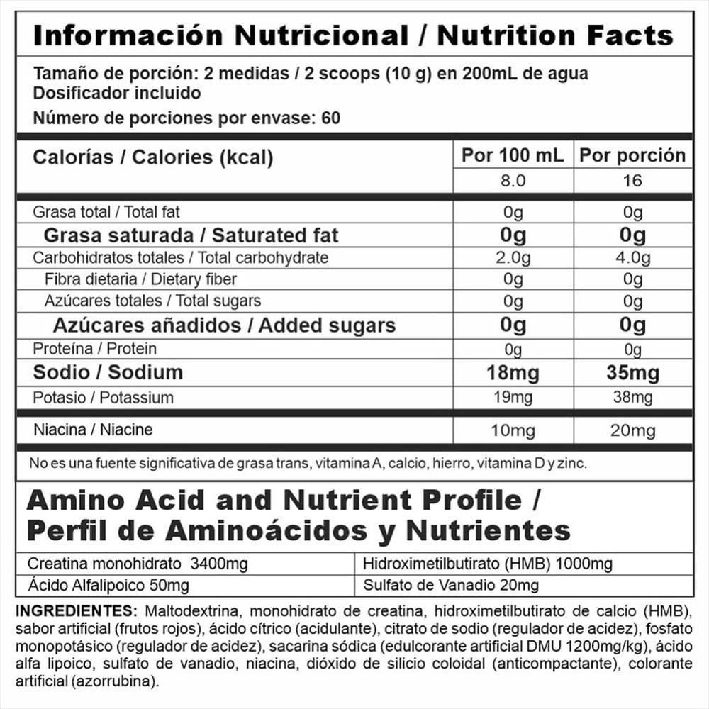 Crea Stack 1.3 Lb Creatina img #2