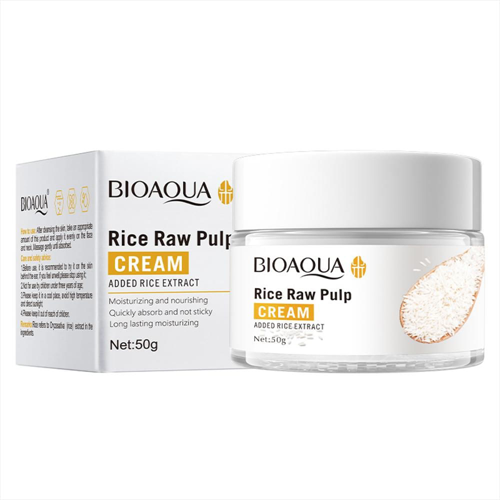 Crema Extracto De Arroz Bioaqua Blanqueadora