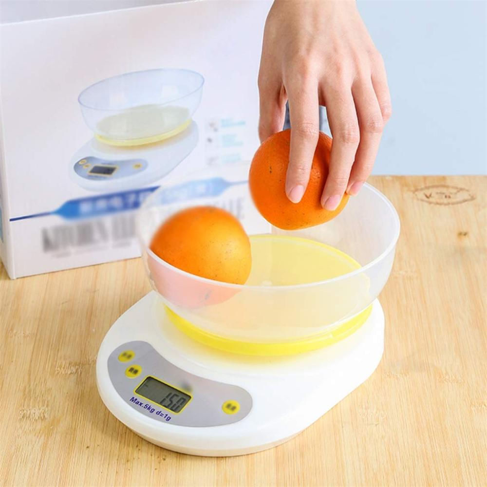 Gramera Bascula Digital Con Recipiente 5 Kilogramos img #4