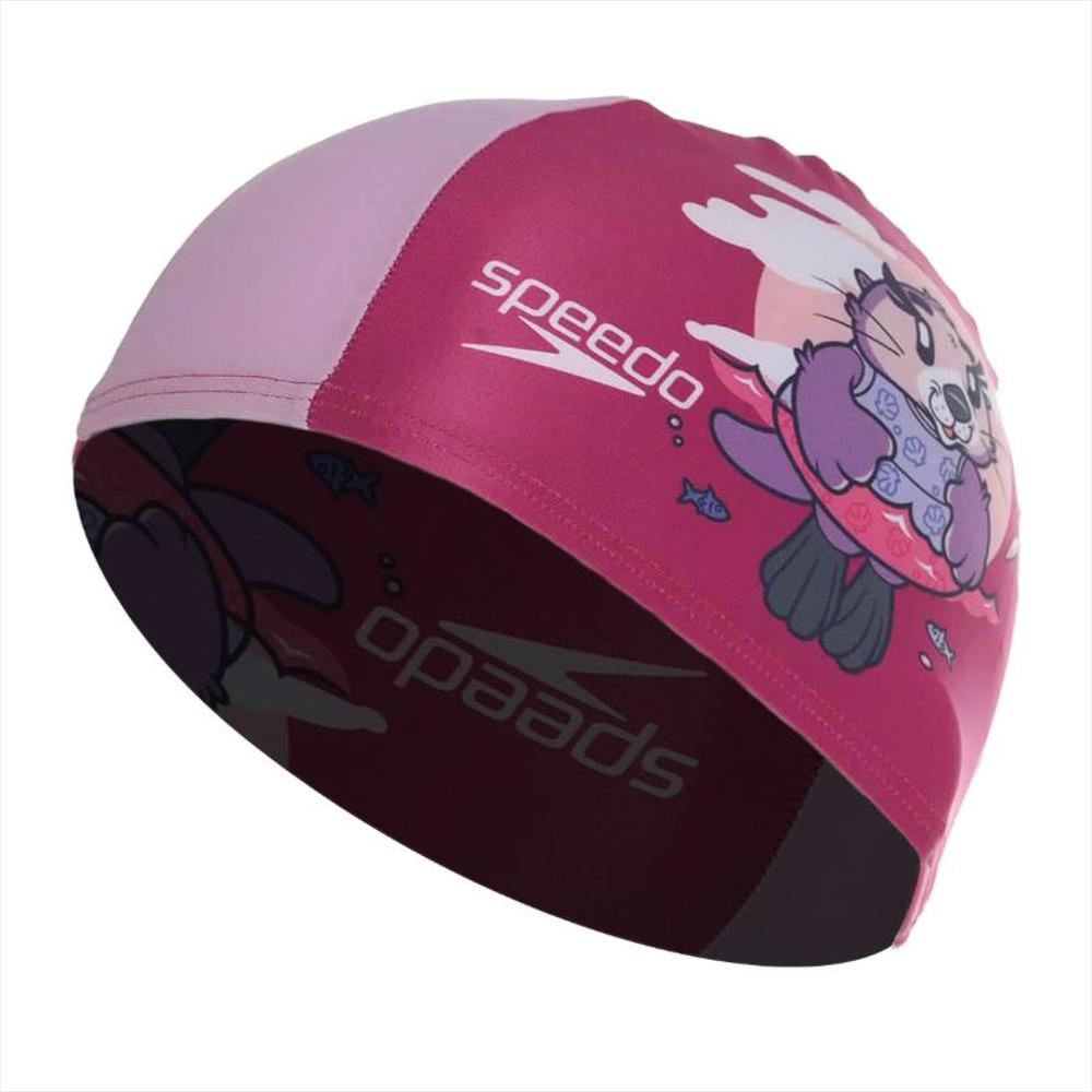Gorro Natación Textil Niños Speedo Printed Character Piscina Morado img #2