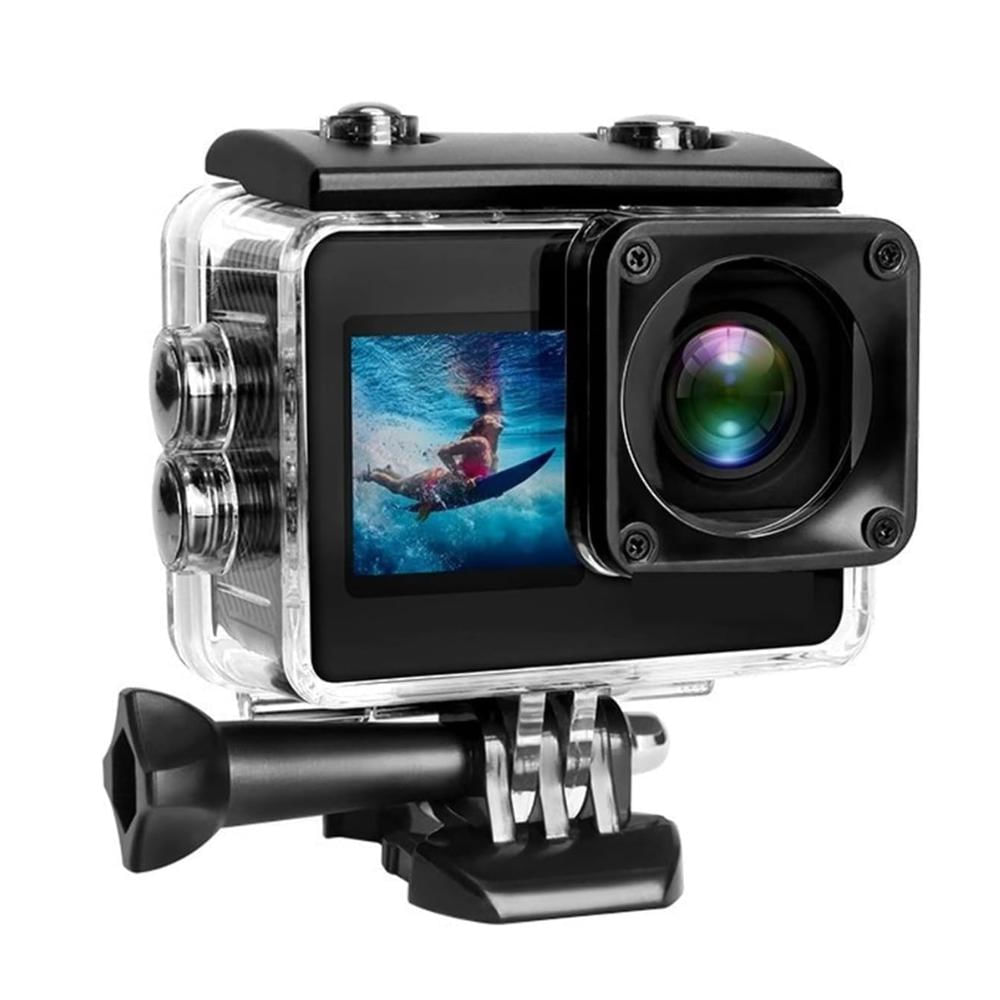 Camara Deportiva 4K Táctil Doble Pantalla Wifi Sumergible img #2