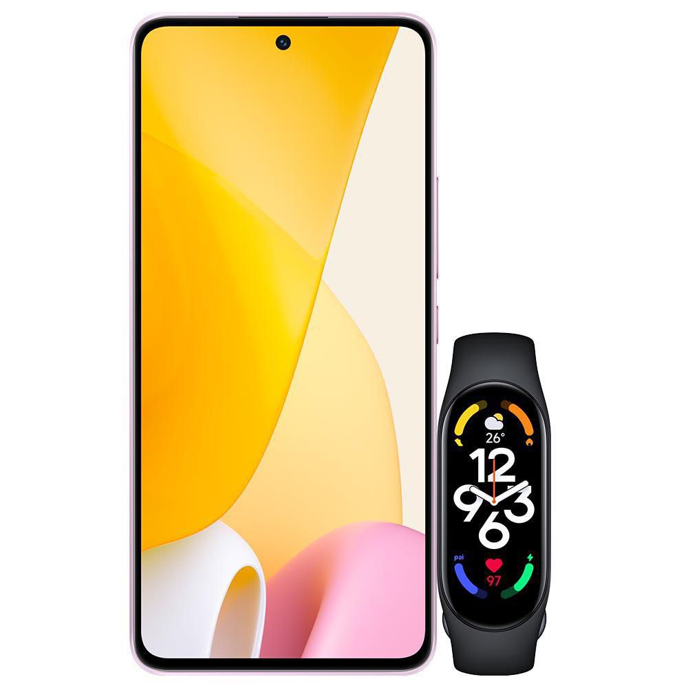 Celular XIAOMI Xiaomi 12 Lite 128GB 128 GB 8 GB RAM Rosado +Band 7
