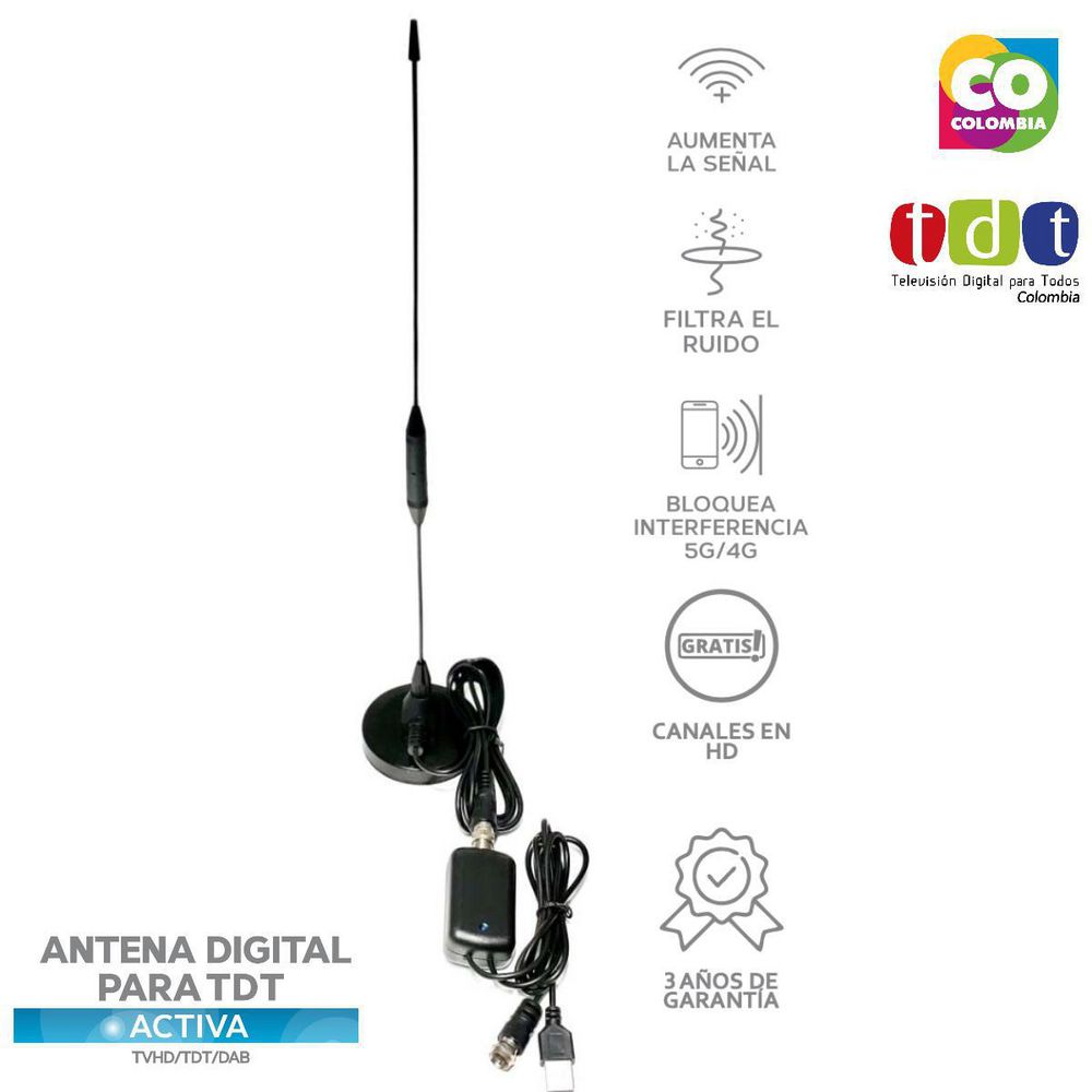 Antena Digital TDT Activa E4U EUADA01