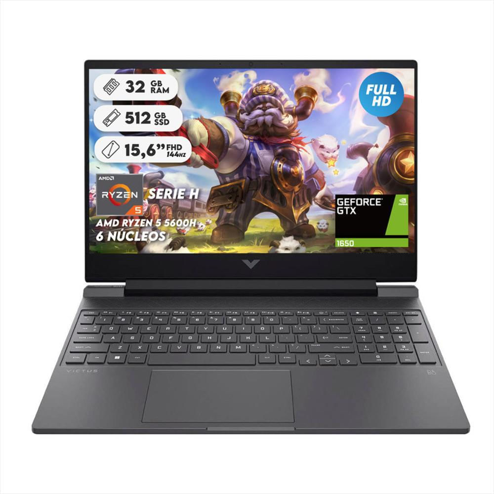Portatil Gaming Hp Razen 5 5600H Ram 32Gb Ssd 512Gb