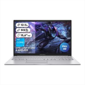 Portatil Asus Vivobook Intel Core I3 1215U Ram 12Gb Ssd 512Gb