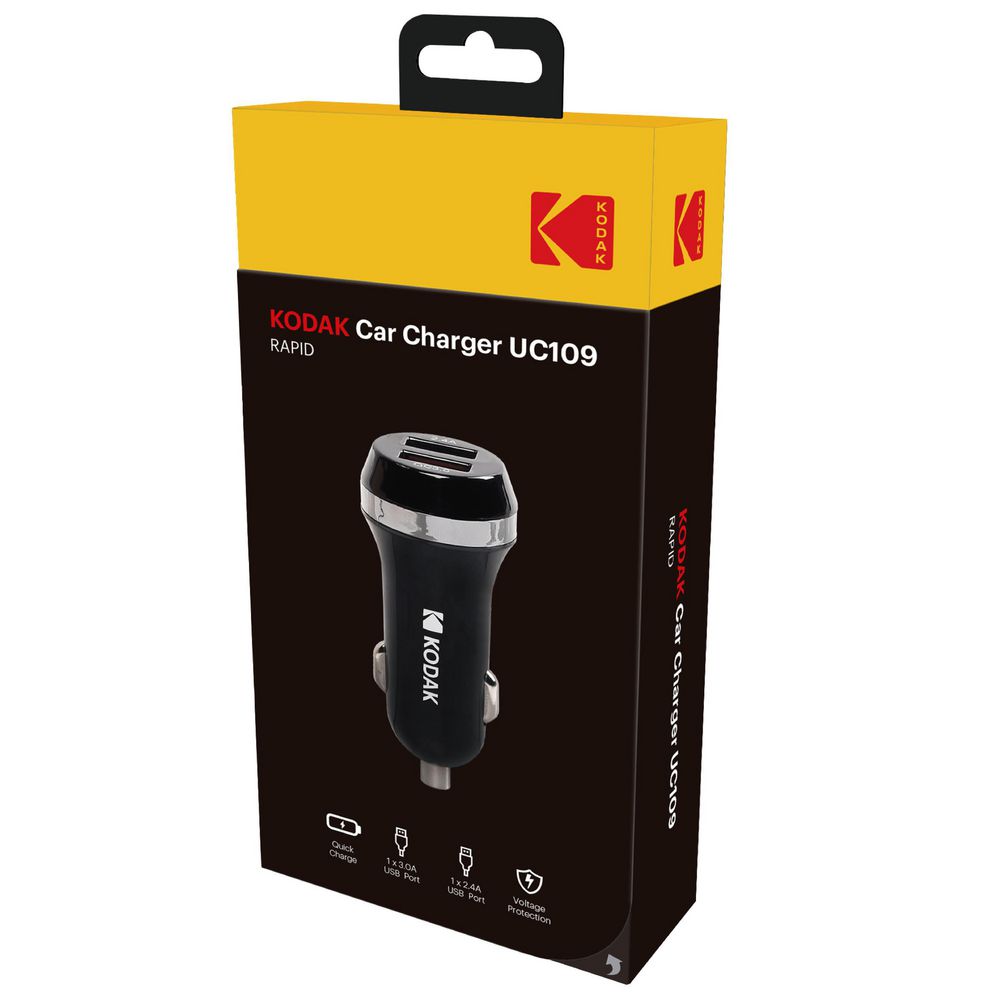 CARGADOR USB RAPIDO QC3.0 + 2 KODAK UC109 img #3