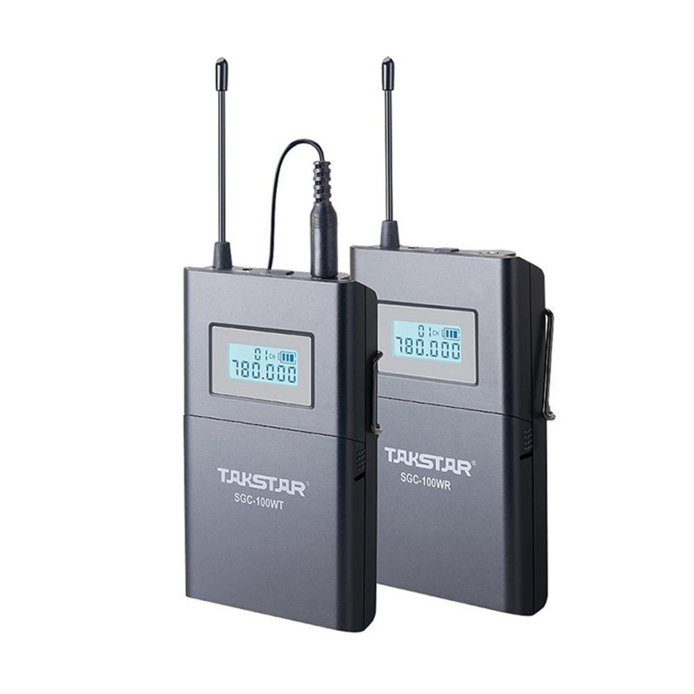 Sistema De Micrófono De Solapa Inalámbrico Takstar Sgc 100W img #1