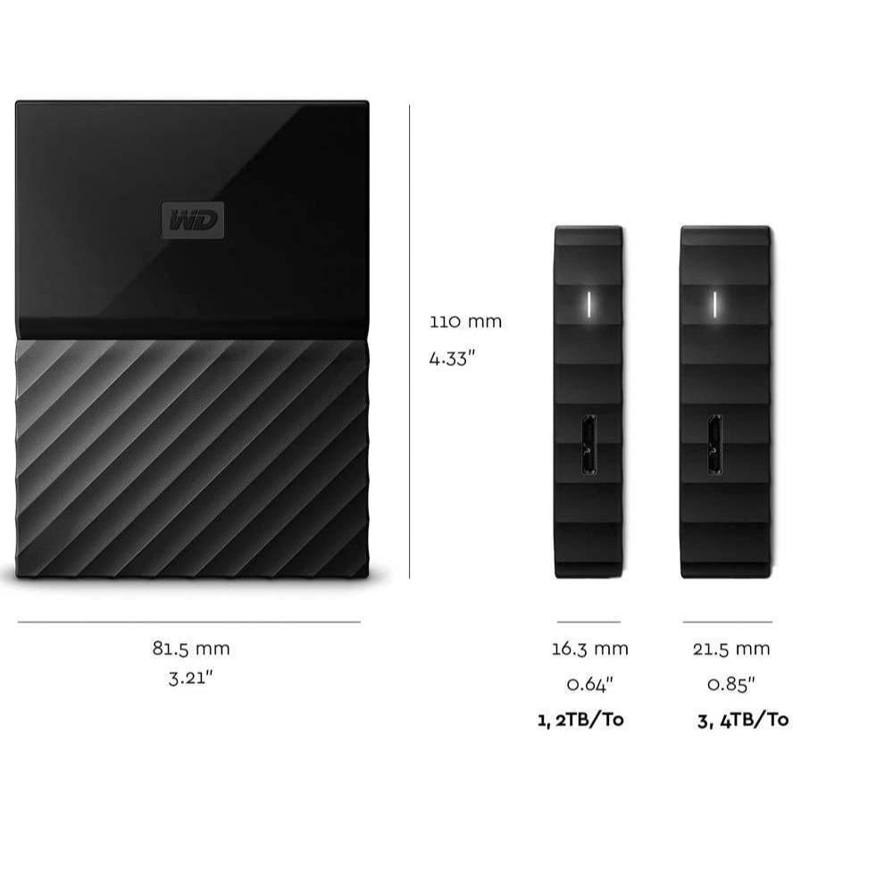 Disco Duro Portátil Western Digital My Passport 1Tb Usb 3.0 img #2