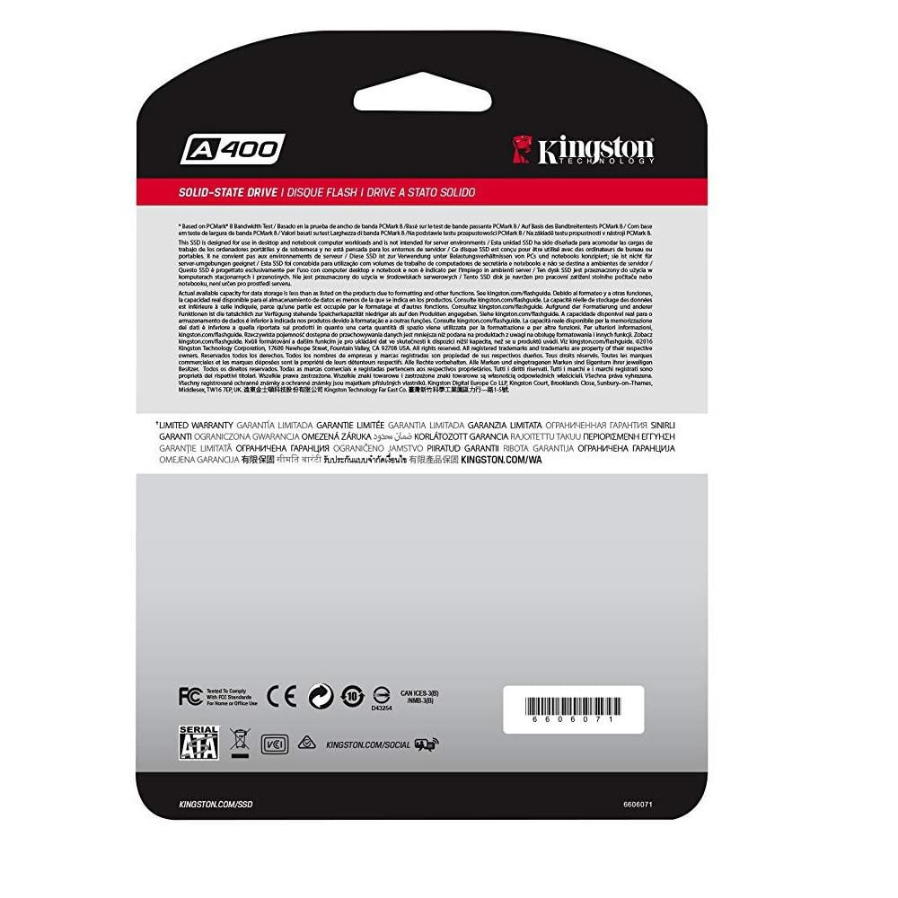 Disco Solido Ssd Kingston 240Gb A400 img #4