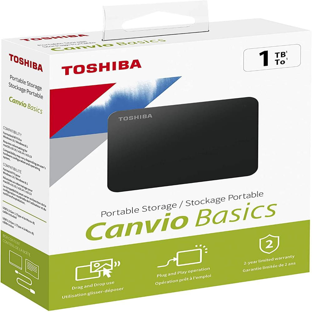 Disco Duro Externo Toshiba Canvio 1Tb Usb 3.0 Negro img #2