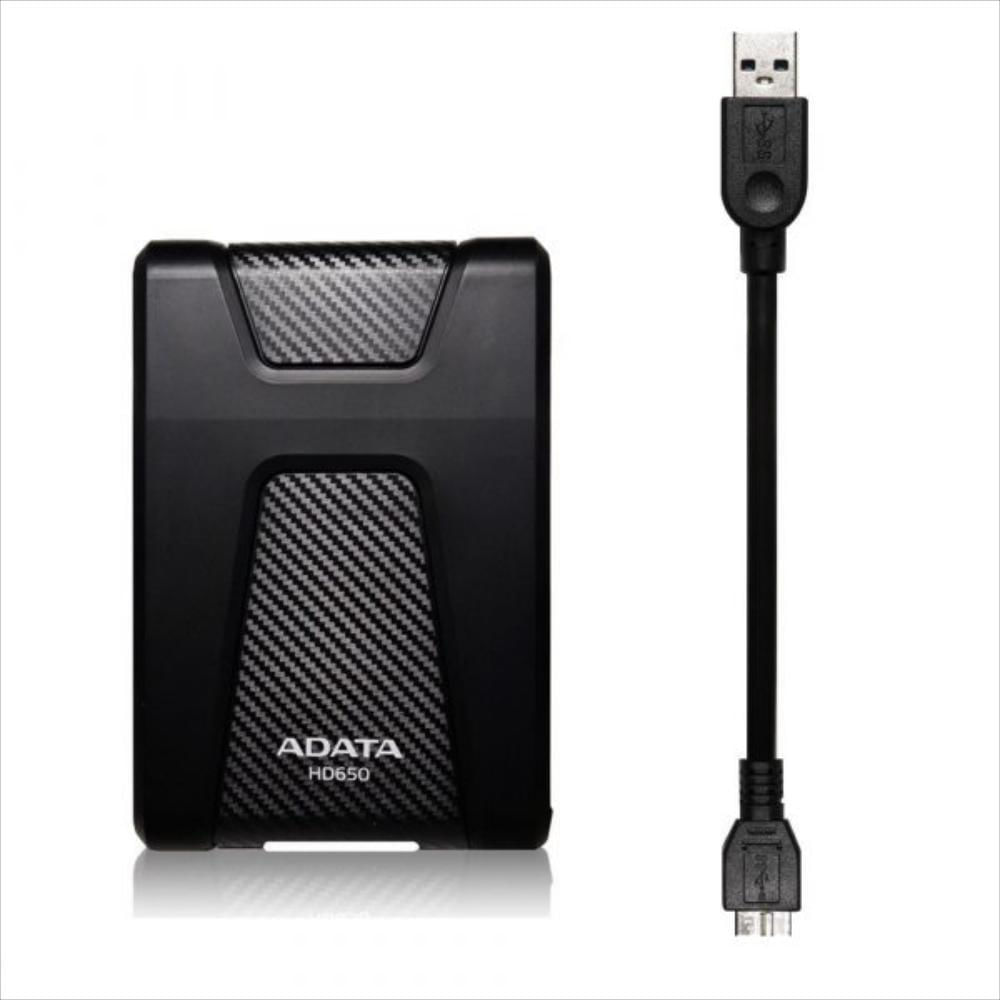Disco Duro Externo 1Tb Adata Hd650 1 Tera Antigolpes Usb 3.1 Negro img #4