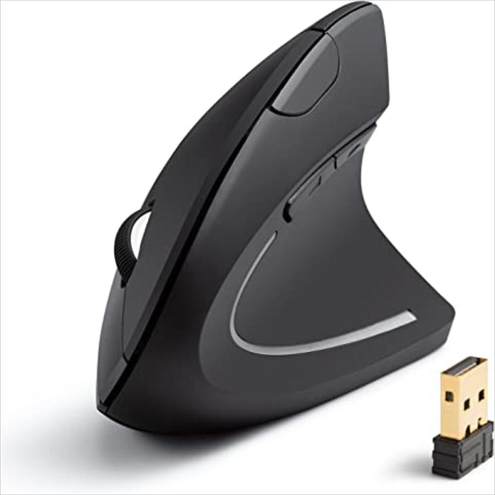 Mouse Vertical Ergonómico De 5 Botones, Evita Túnel Carpiano