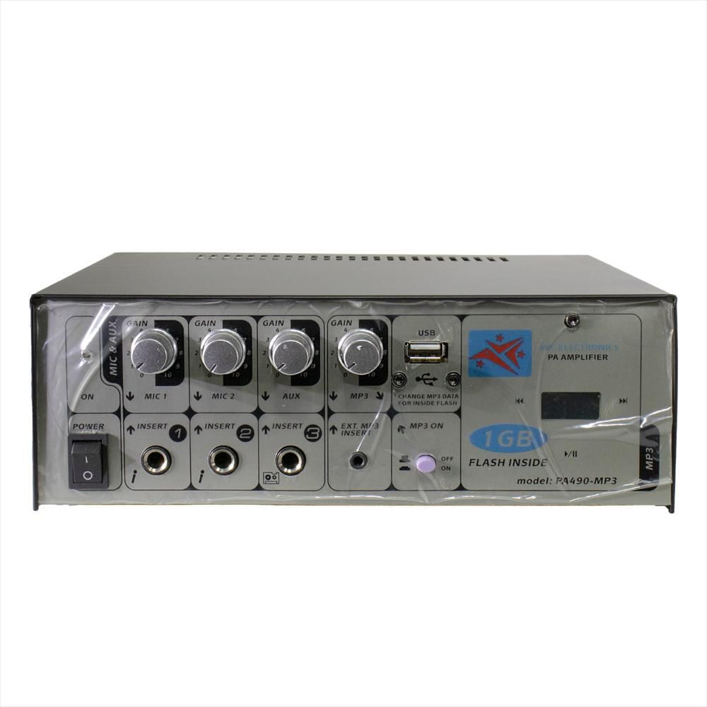 Amplificador De Perifoneo Avc Ref Pa 490Mp3 Con Mp3 img #1