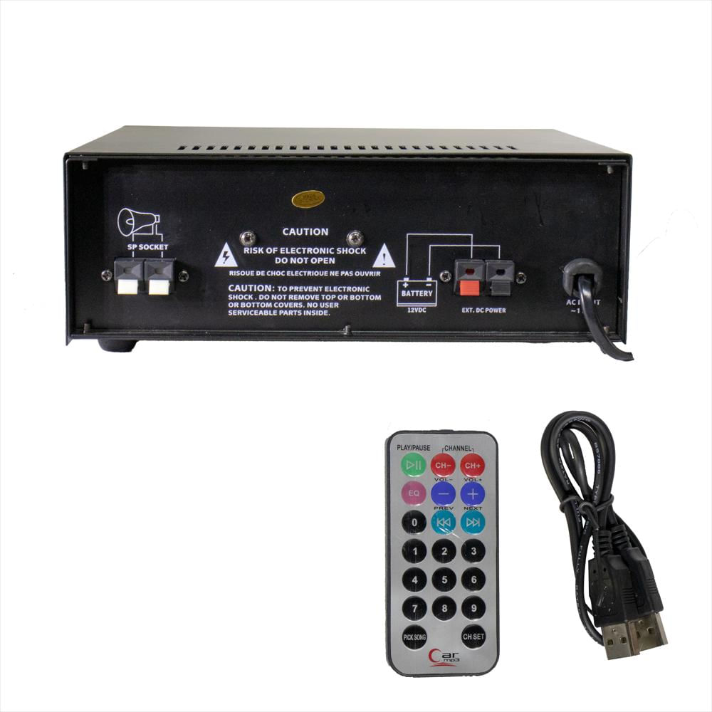Amplificador De Perifoneo Avc Ref Pa 490Mp3 Con Mp3 img #2