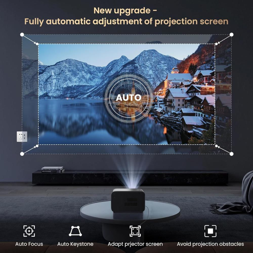 Proyector Video Beam 4K Nativo 8000 Lumens Original Auto Focus img #5