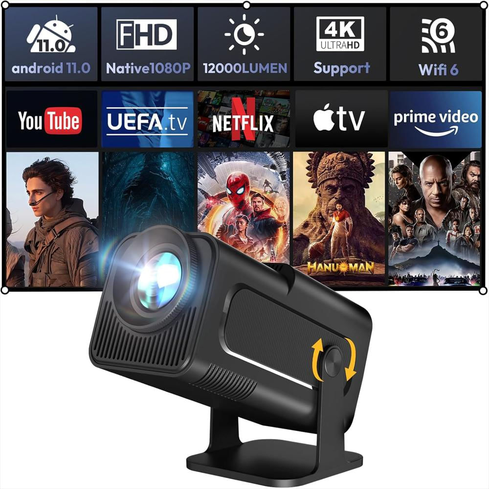 Proyector Xgody 1080P Nativo Con Android 11 Wifi Bluetooth Xgody