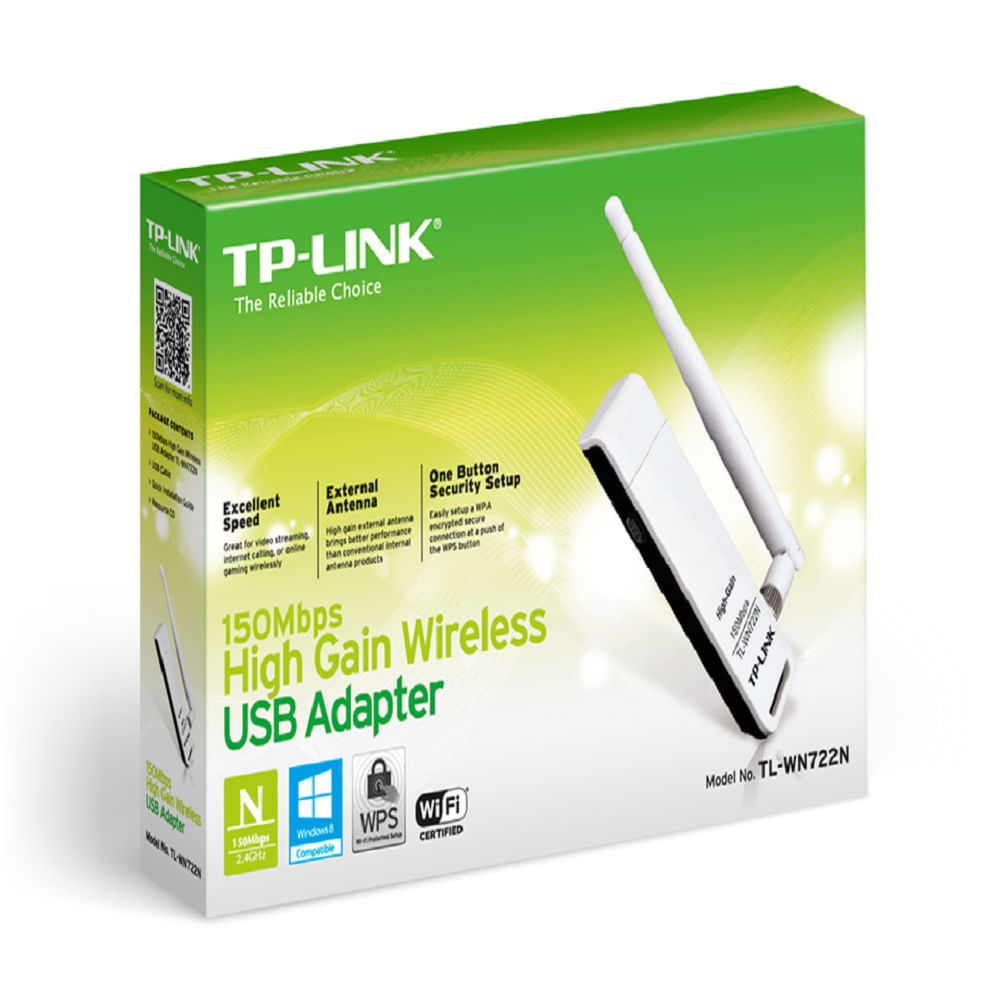 Tarjeta Tp Link Usb 150 Mbps Tl Wn722n img #2