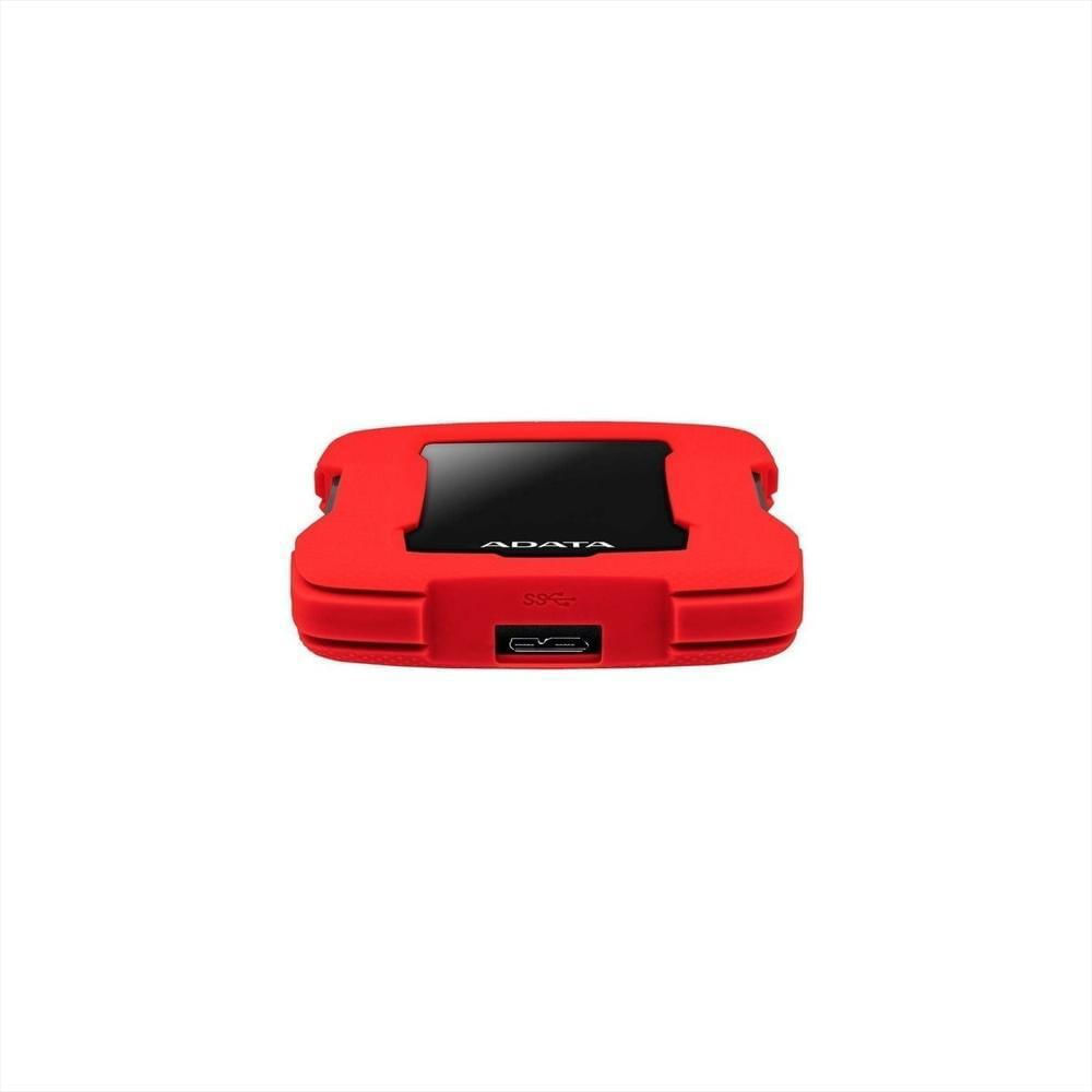 Disco Duro Adata Externo Hd330 1 Tb Antigolpes Rojo img #2