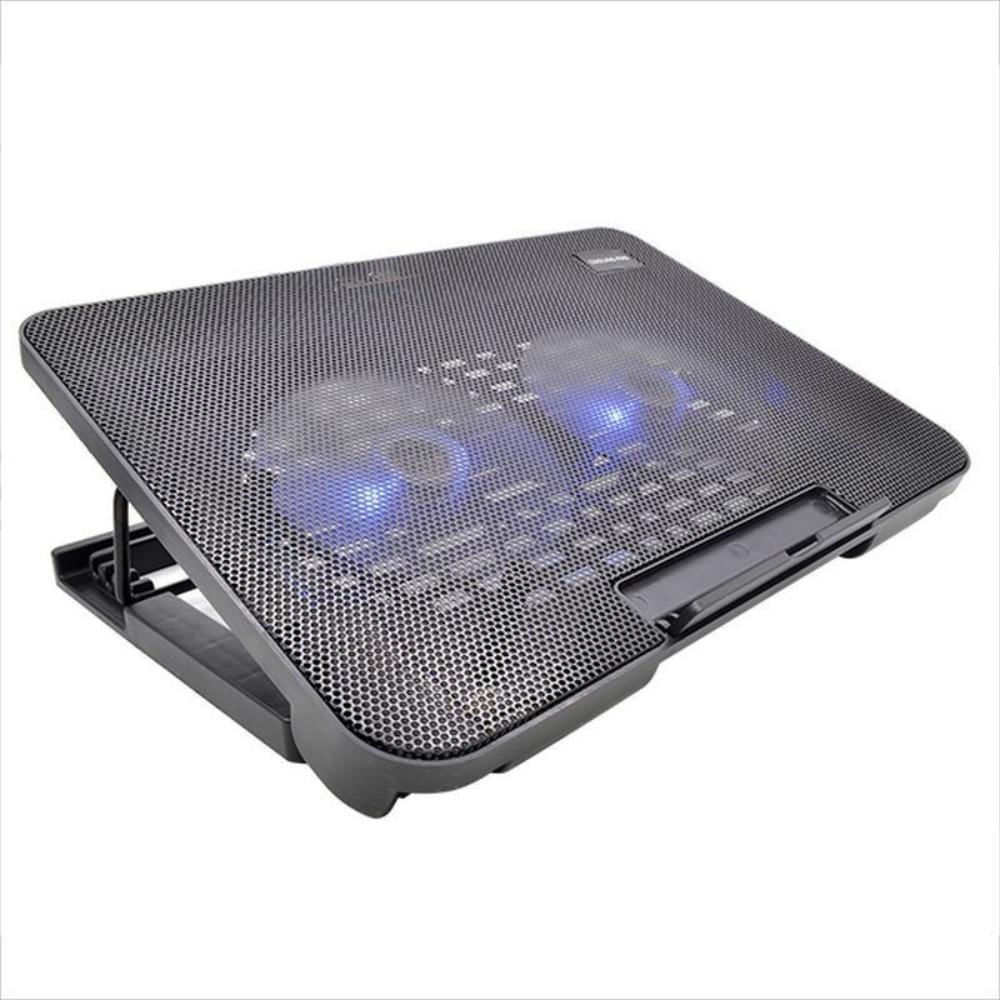 Base Refrigerante Para Portátil 5 Niveles 2 Ventiladores