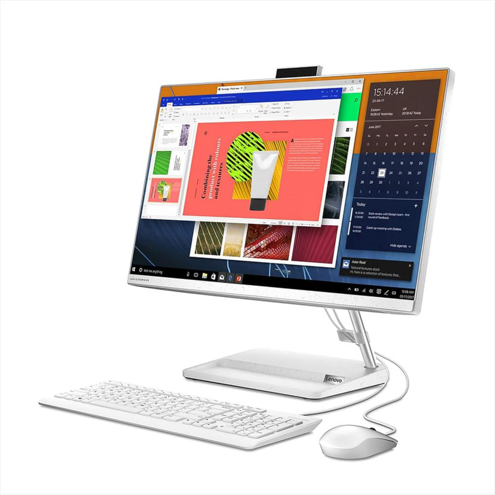 Aio Lenovo 23,8′ Intel I5 12450H Ram 16Gb 1Tb Ssd White img #2