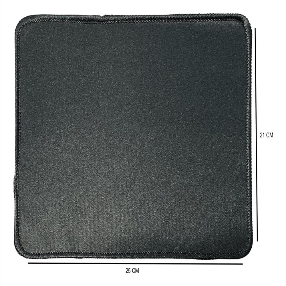 Pad Mouse Gamer Base Antideslizante 25 X 21 Cm Negro