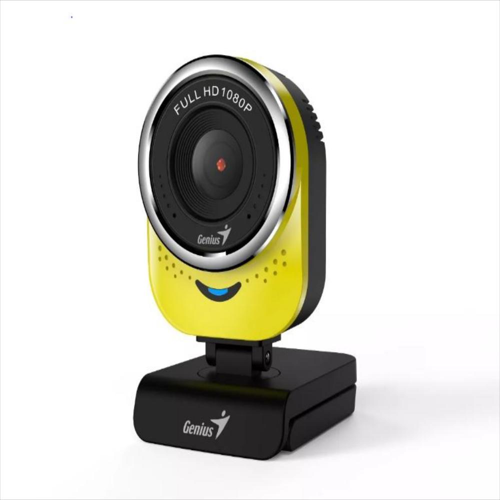 Camara Web 1080P Full Hd Genius Qcam 6000 Amarillo
