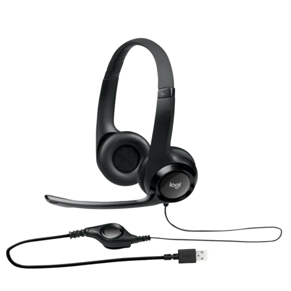 Logitech H390, Confortables Auriculares Usb Con Micrófono Logitech H390, Confortables Auriculares Usb Con Micrófono