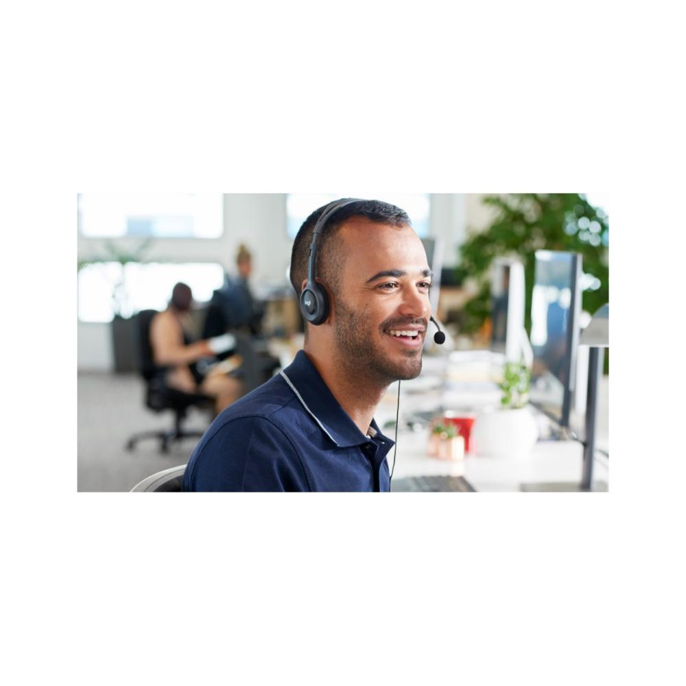 Diadema Logitech Negra H111 Pc+Tablet+Cel+Portatil+Otros Disp 3.5Mm img #3